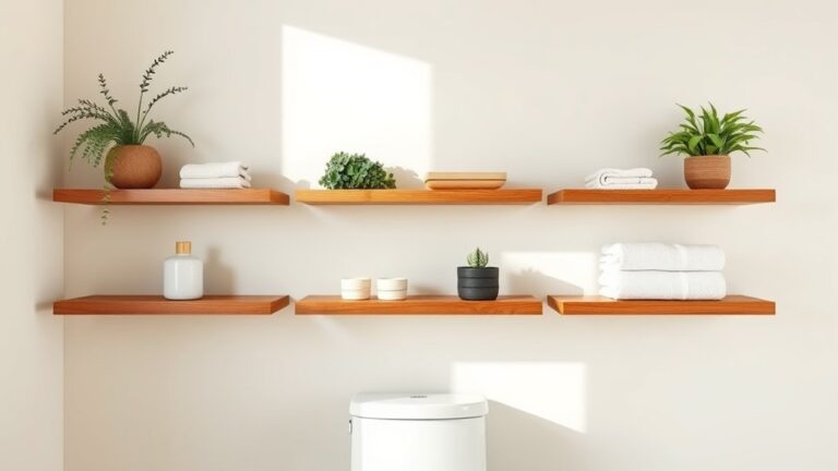 bathroom toilet shelf ideas