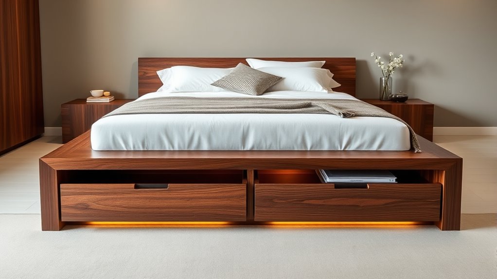 built in storage versatile design