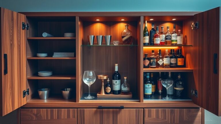 create a personalized bar cabinet