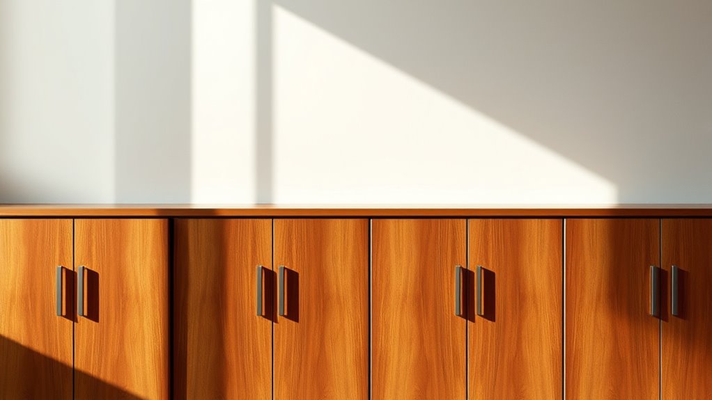 durable enclosed wood cabinetry