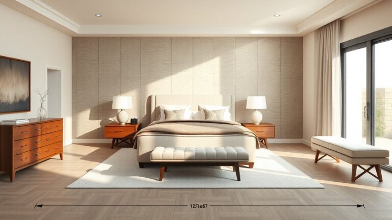king bedroom size standards