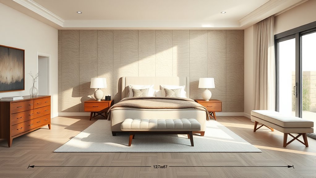 king bedroom size standards