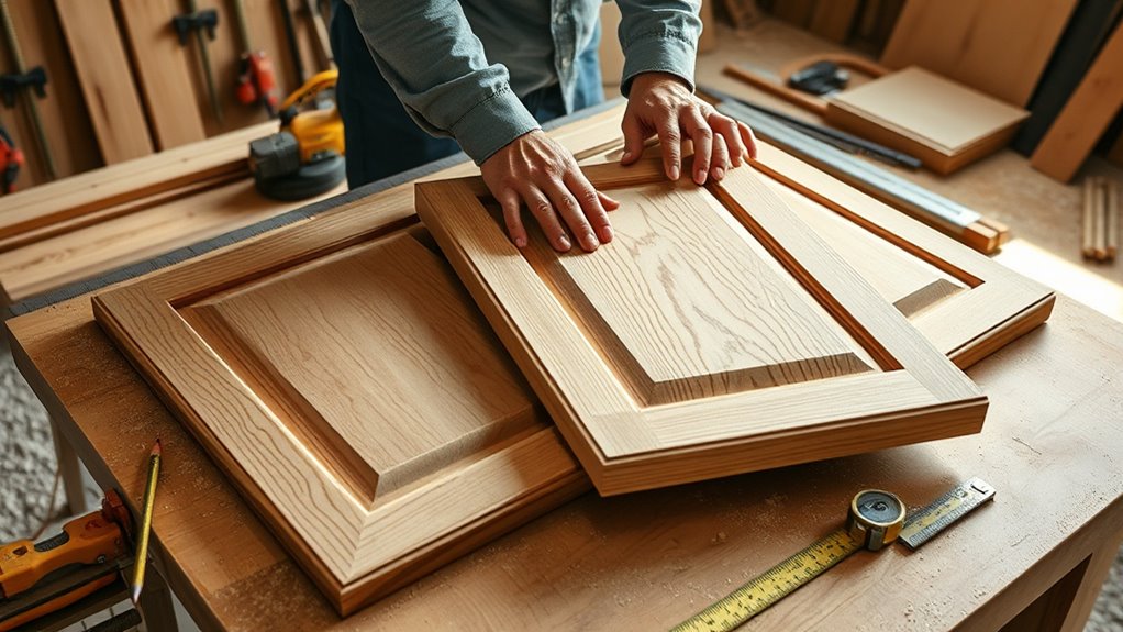 measure mark cut sand