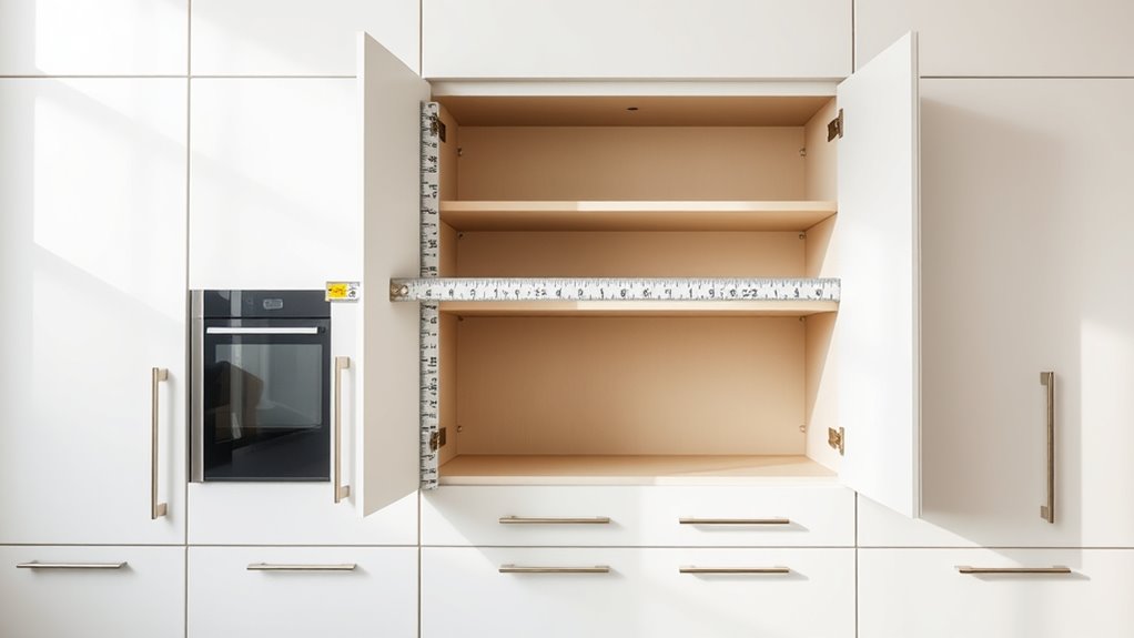 measuring cabinet dimensions accurately