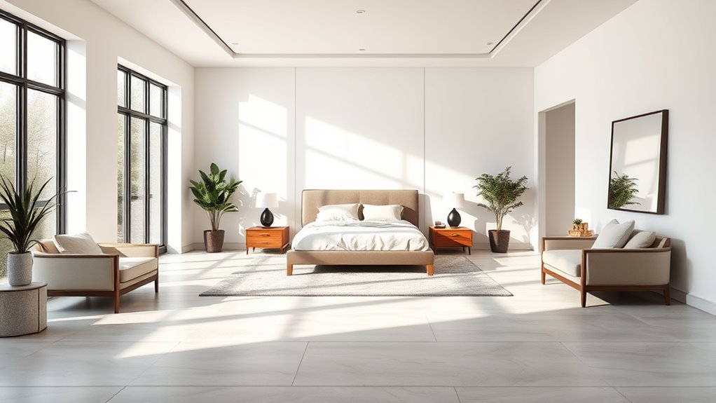 minimum spacious bedroom size