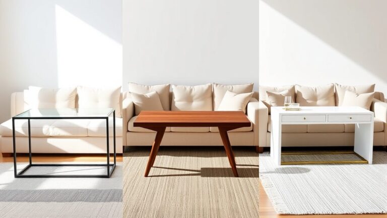 modern living room tables