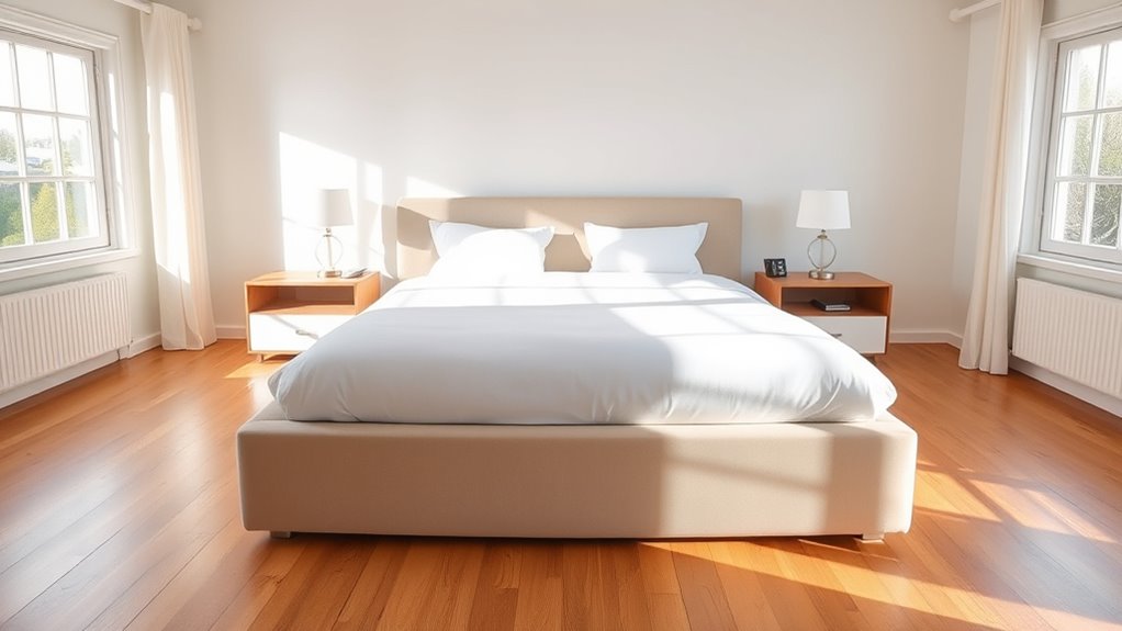 proper bed clearance space