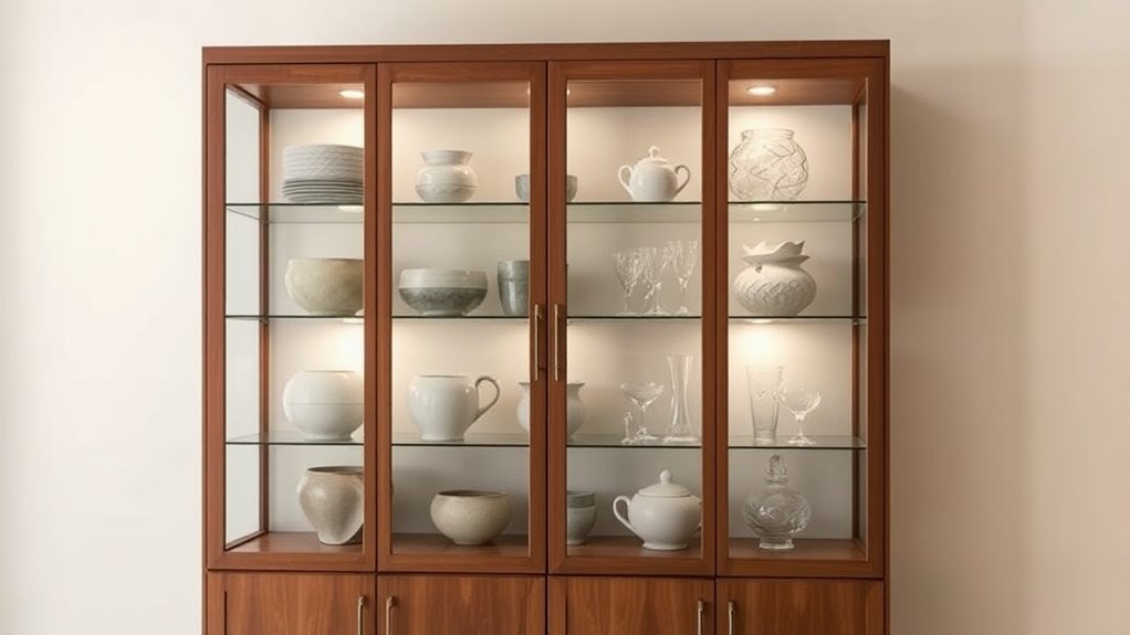 showcase collections securely attractively