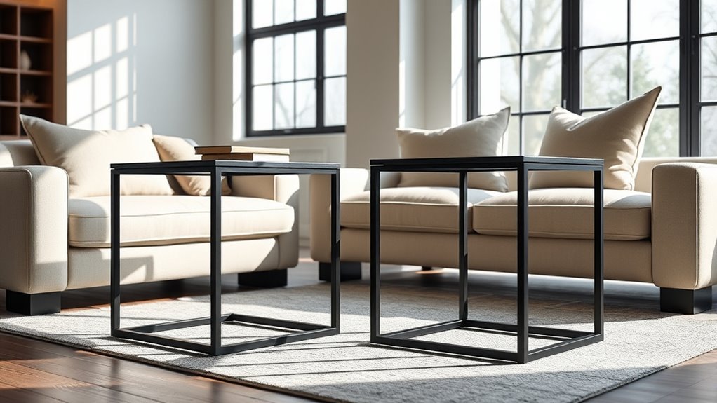 sleek industrial minimalist design