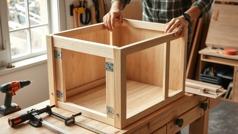 step by step cabinet construction
