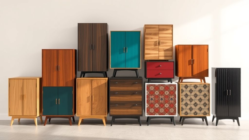 stylish cabinet door storage