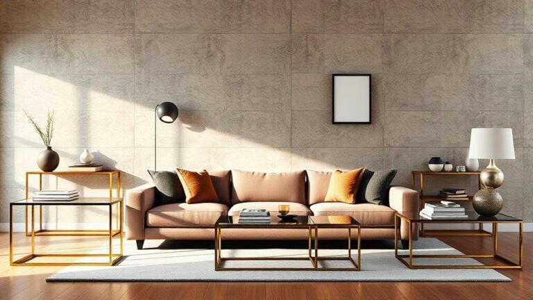 stylish console and sofa tables