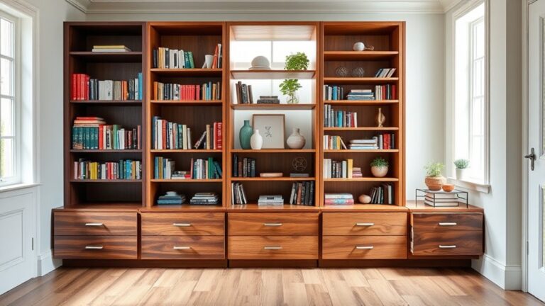 top bookshelf with drawers