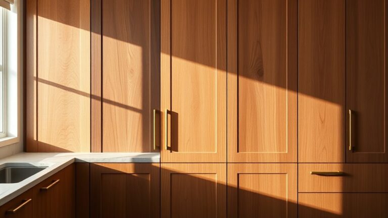 top natural wood cabinets