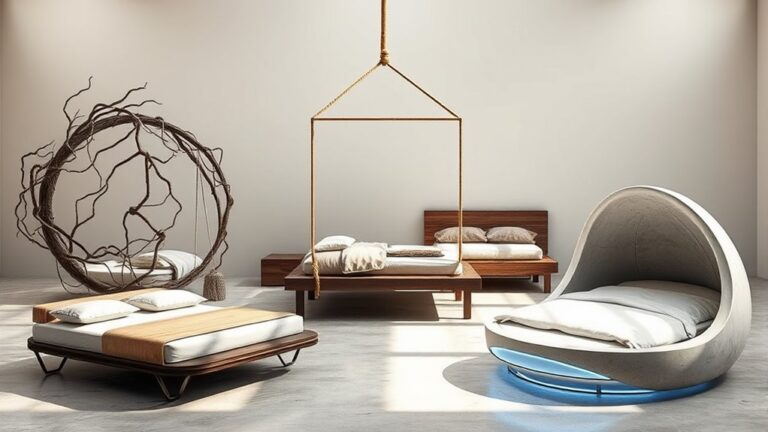 unique and unconventional bed frames